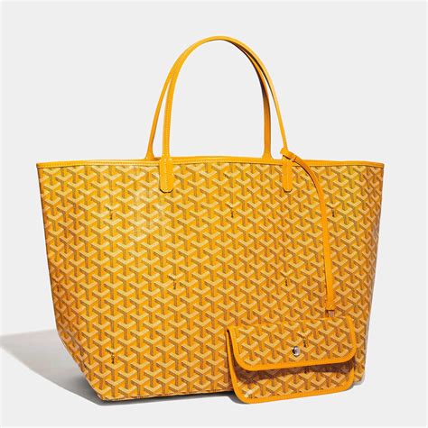 goyard bag yellow|yellow goyardine handbags.